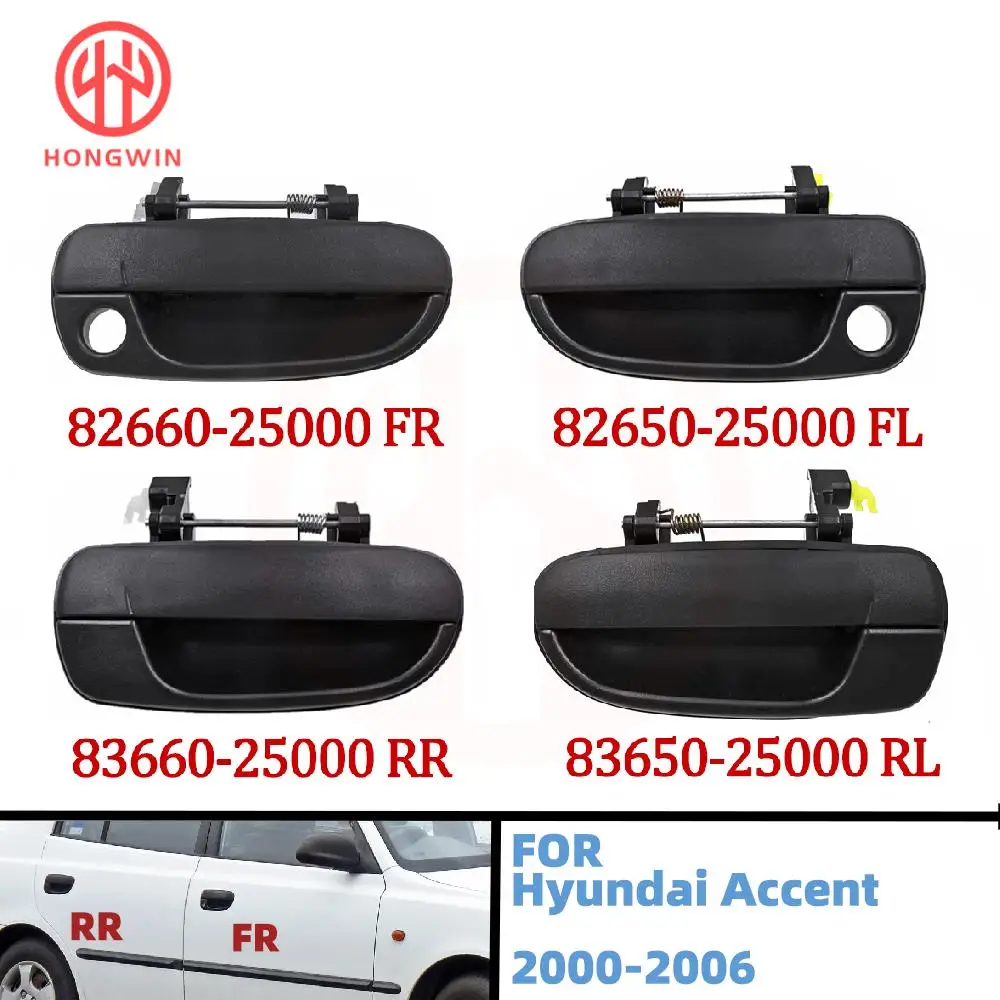 Manillas exteriores de puerta para Hyundai Accent 2000-2006