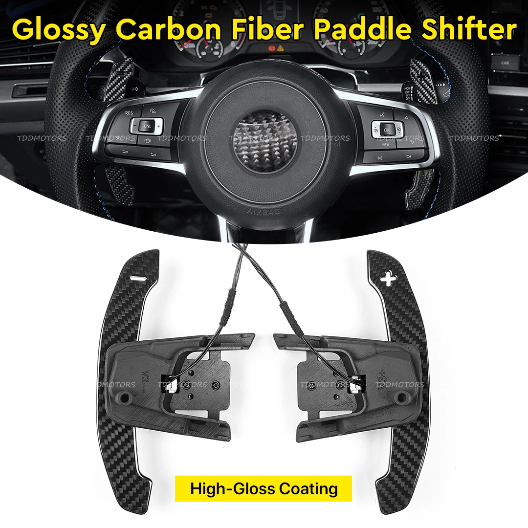 Palancas de cambio magnéticas TDD carbono – Volkswagen Golf 7 GTI/R