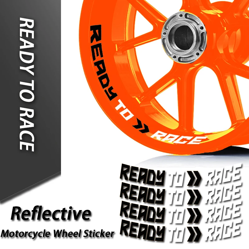 Pegatina reflectante rueda KTM Duke 390-1190 Adventure RC 1290 accesorios - imagen 2