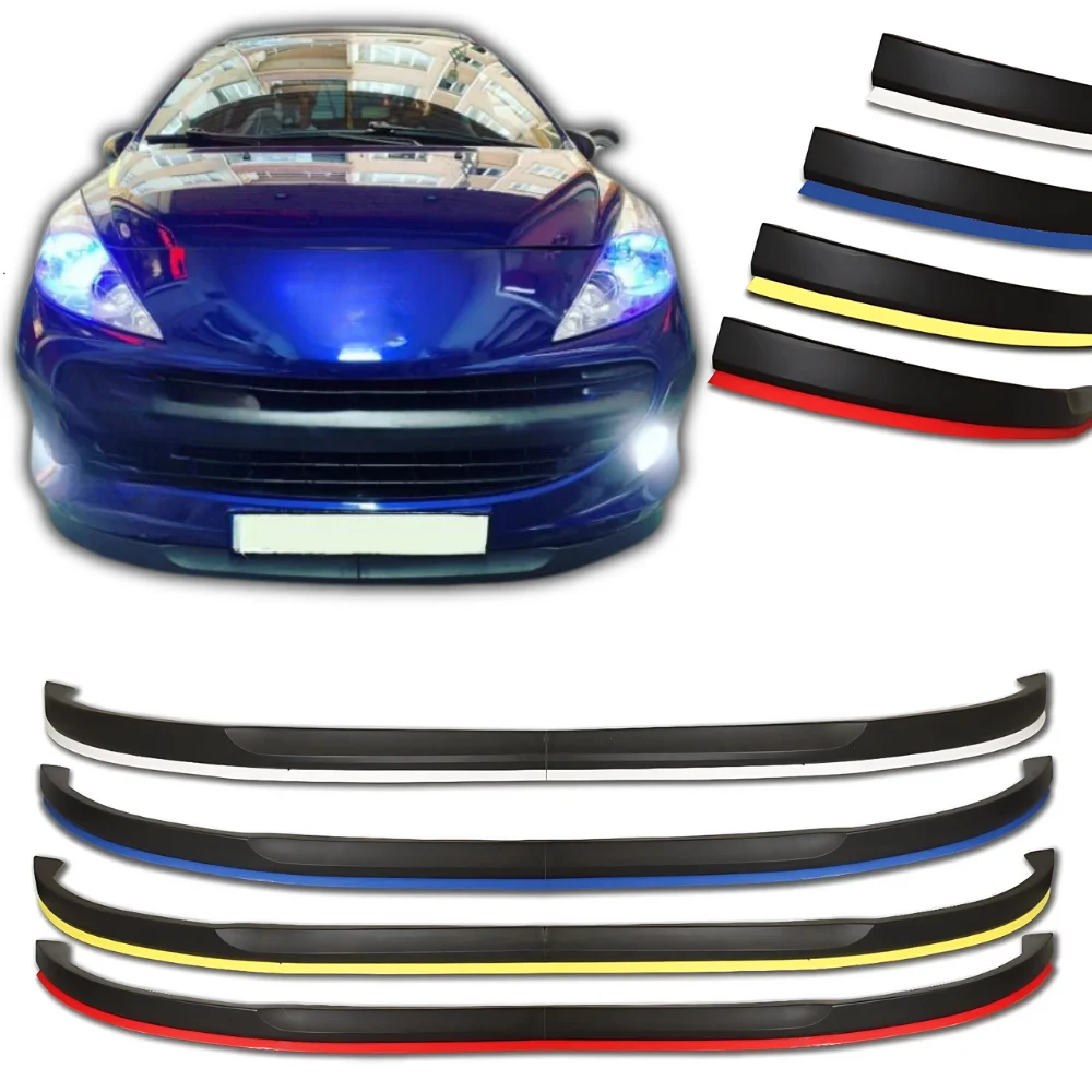 Labio delantero con splitter para Peugeot 207 2006-2014