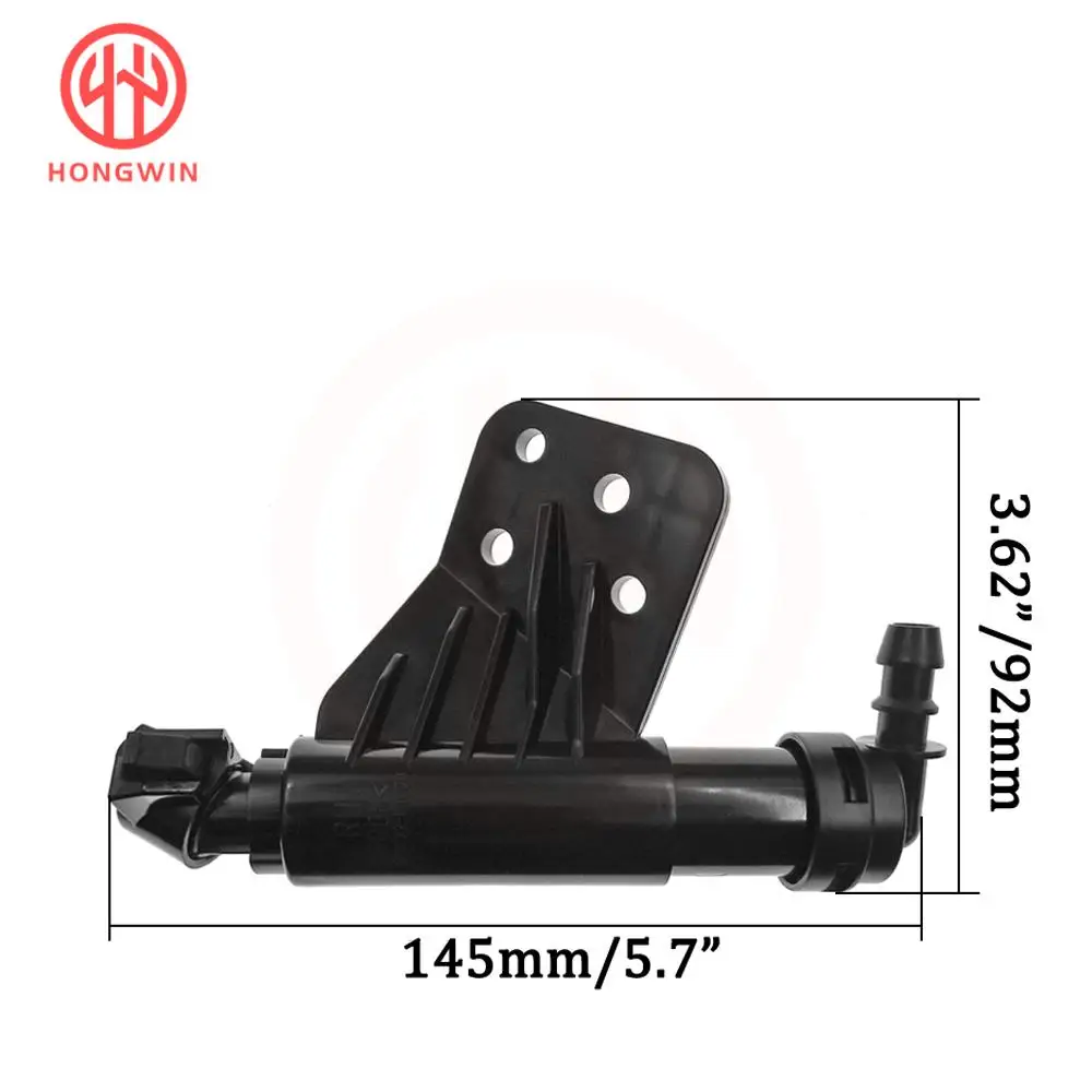 HONGWIN faro delantero lámpara lavadora bomba de pulverización tapa de boquilla cubierta 98672-F1000/98682-F1000 para Kia Sportage IV KX5 2016 2017 2018 - imagen 5