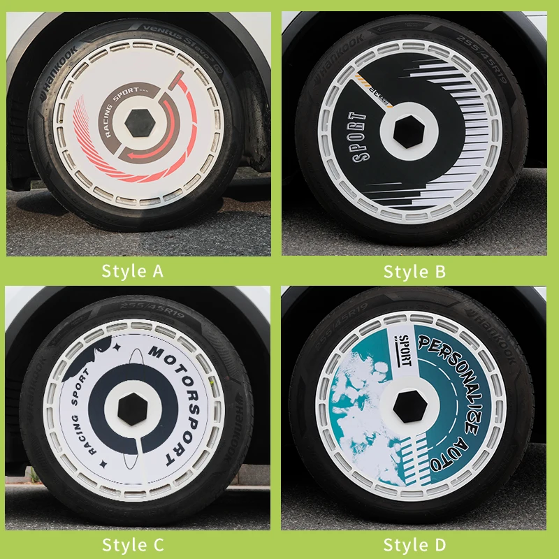 Tapones de 19 y 20 pulgadas, diseño de 4 Uds. Para TESLA modelo 3/Y/S/X/Cybertruck, tapa de cubierta de rueda completa, accesorio de repuesto - imagen 5