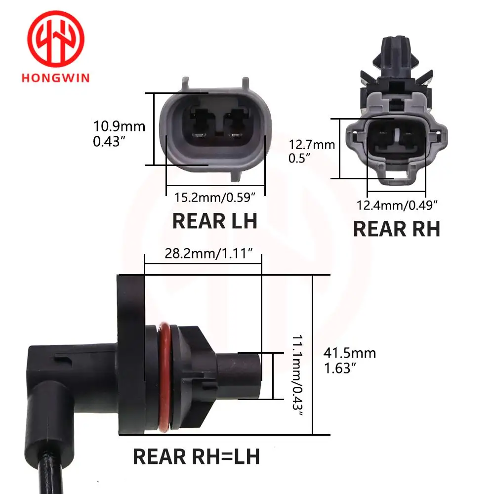 Sensores ABS traseros Toyota Hilux KUN26 3.0 D-4D 4WD 2010-2015 - imagen 2