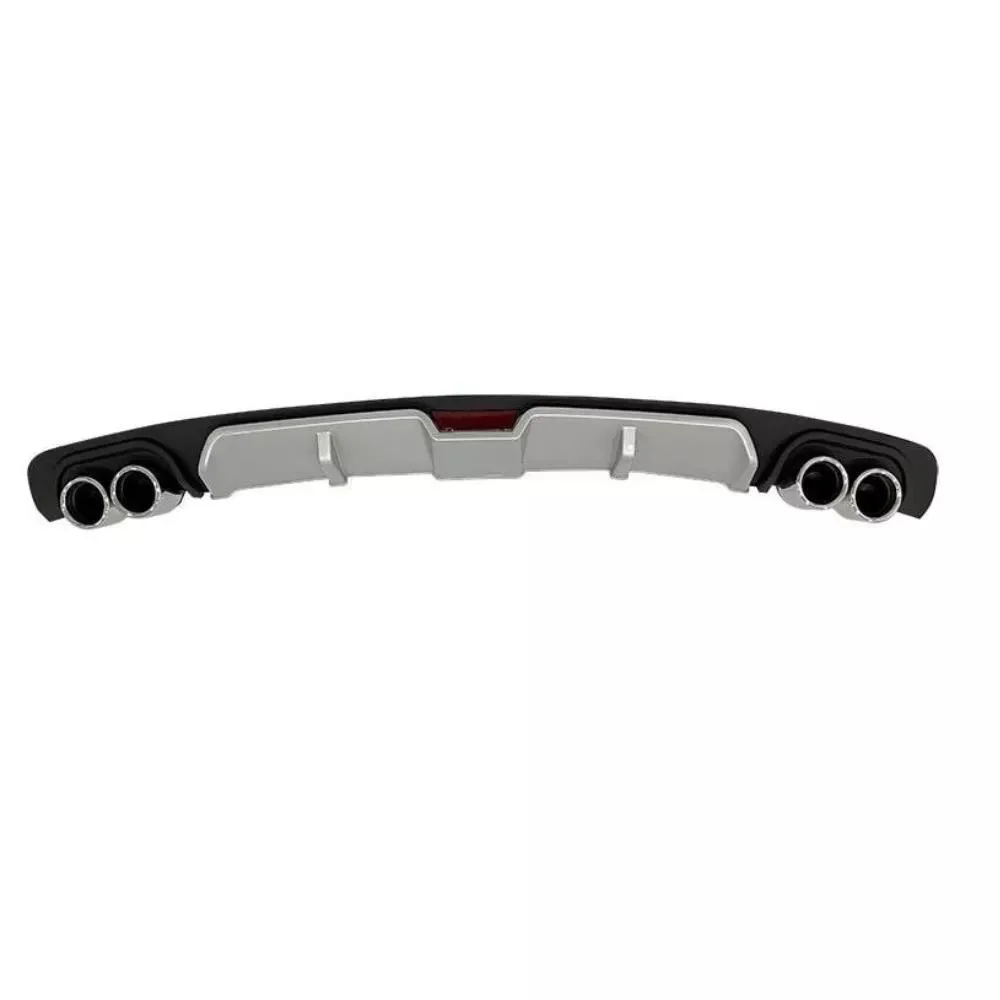 Difusor trasero Volvo S40 de parachoques, ABS negro tipo kit - imagen 5