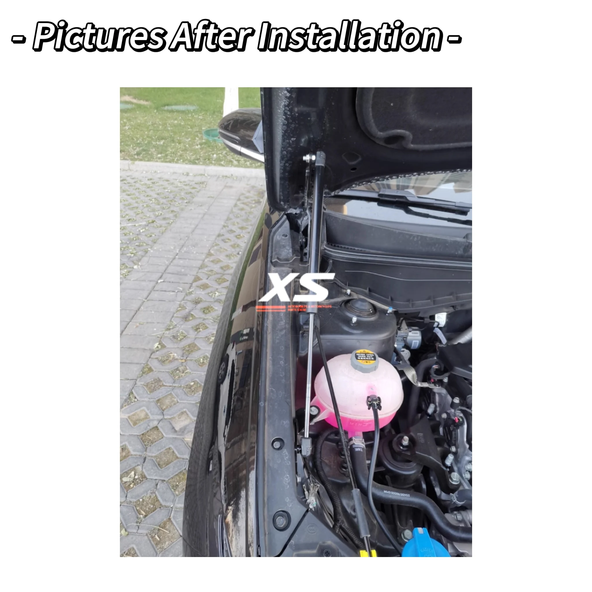 Puntales de capó delantero para Hyundai Tucson NX4 2021-2025, soporte de elevación modificado, amortiguador, cilindro, varillas de pistón Verins - imagen 4