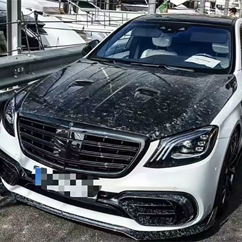Capó de carbono forjado Mercedes-Benz S63 AMG W222 - imagen 2