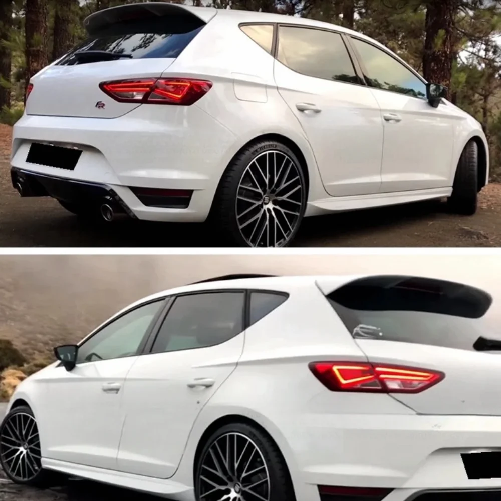 Alerón de techo trasero ABS Seat Leon MK3 2012-2020 tuning - imagen 5