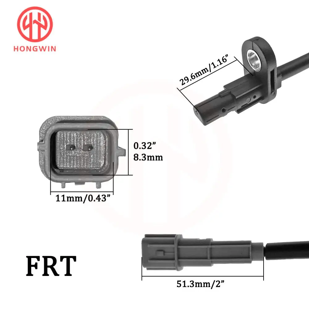 Sensor ABS 59810-H5400 para Hyundai Solaris 2 – Kia Rio 4 - imagen 2