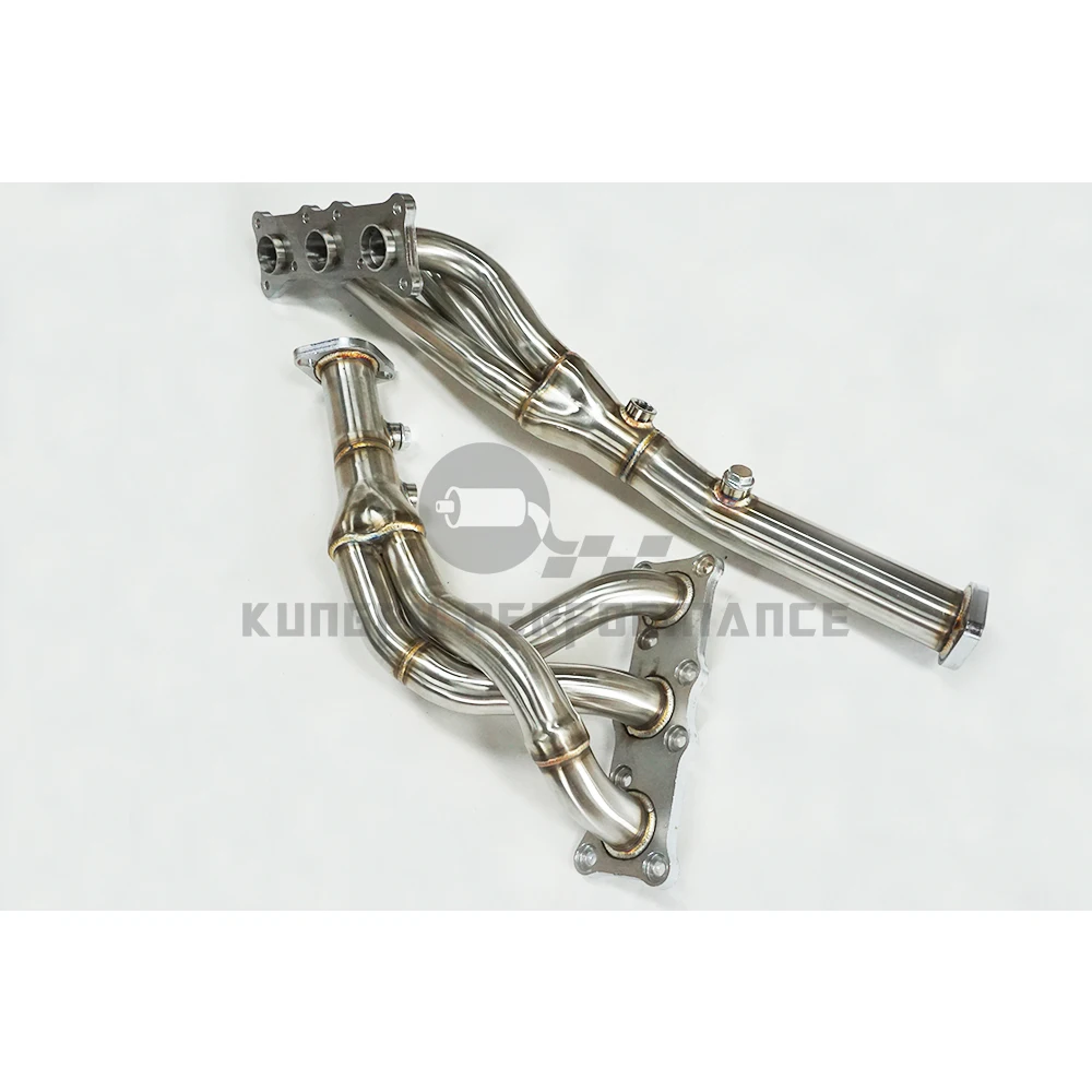KUNGFU Colector de escape deportivo SS304 para BMW N52/N53 - imagen 3