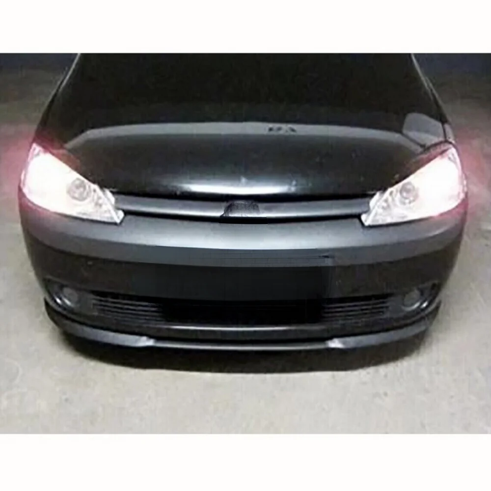 Para Opel Corsa C Cupra R alerón delantero parachoques delantero alerón Universal 3 uds Kit de carrocería aspecto deportivo ​   Afinación de accesorios - imagen 4