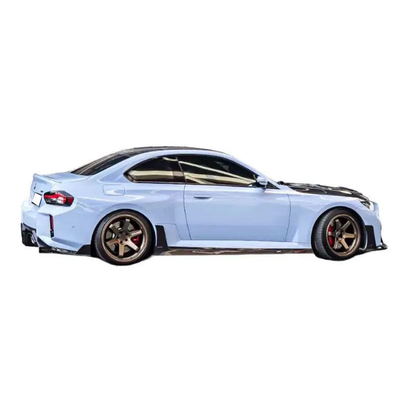Cubierta de capó de fibra de carbono estilo V para BMW M2 G87 - imagen 2