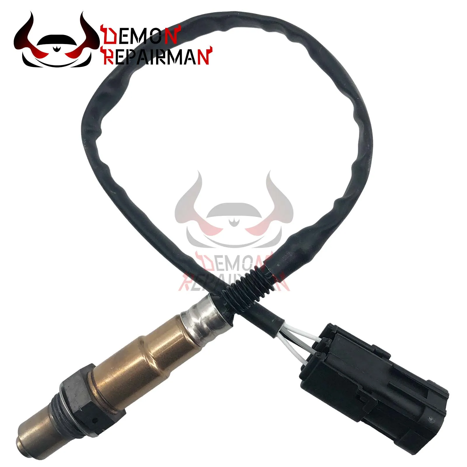 Detalle del sensor de oxígeno y su cableado