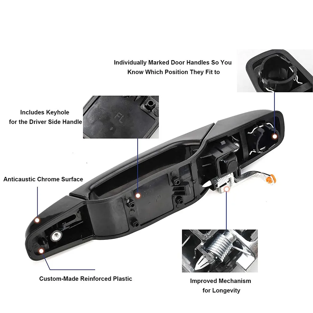 Manija puerta delantera GM 25960525 Cadillac Escalade 2007-2014 - imagen 4