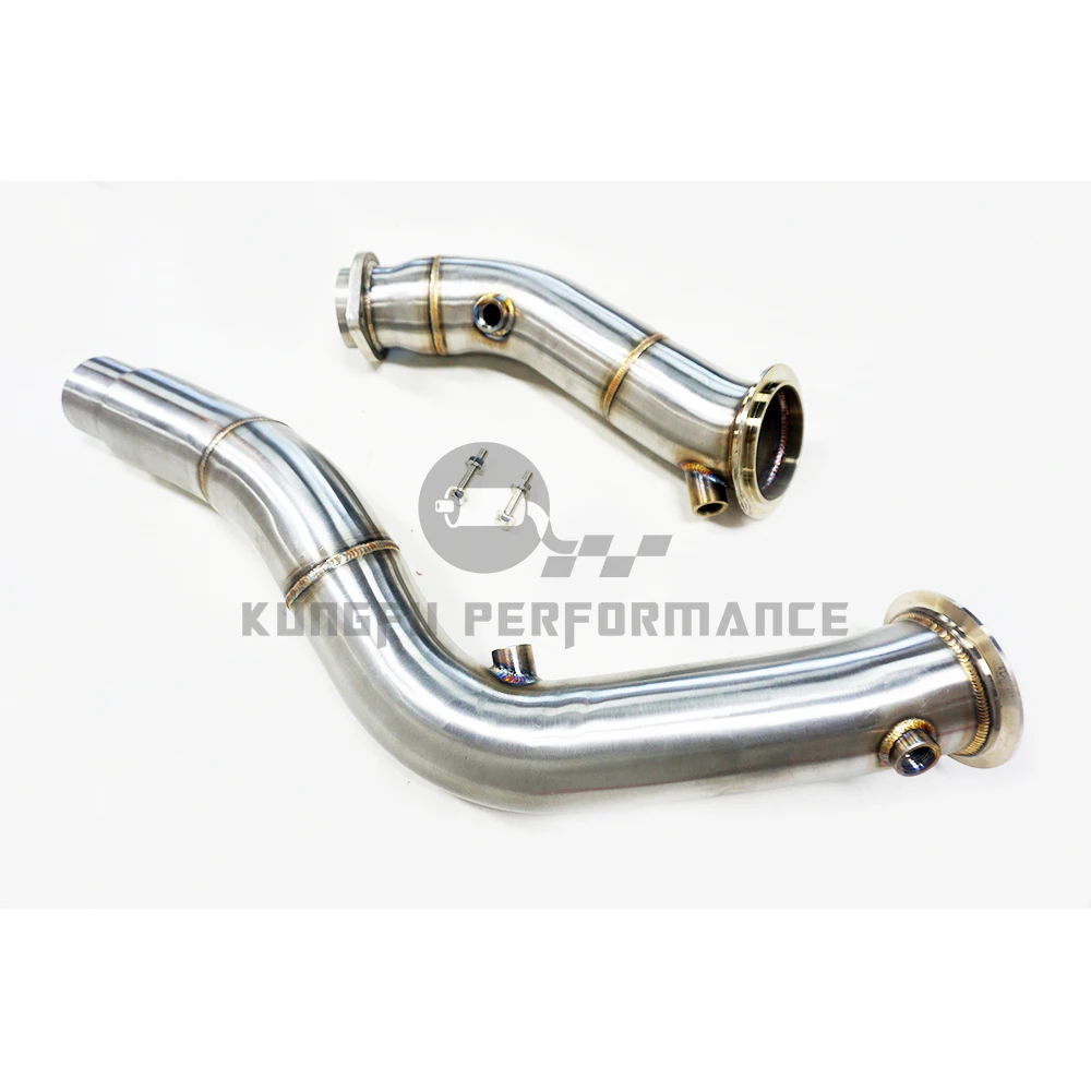 Downpipe Kung Fu Performance SS304 para BMW M3/M4 S55 3.0T 2015-2019