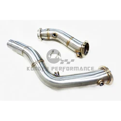 Downpipe Kung Fu Performance SS304 para BMW M3/M4 S55 3.0T 2015-2019
