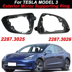 2287.3025 2287.3026 2287.3005 2287.3006 Anillo de soporte de espejo Exterior de puerta lateral izquierdo o derecho para Tesla Model 3 2017-2023