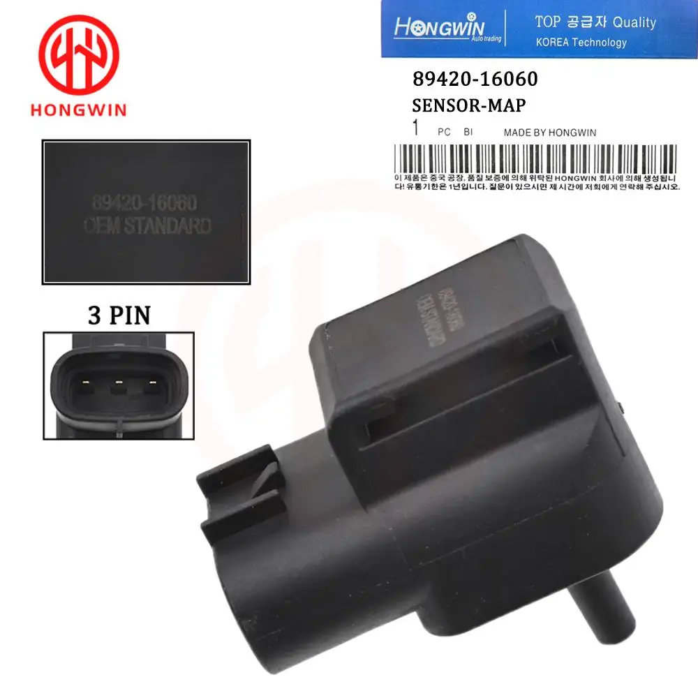 HONGWIN 89420-16060 sensor MAP para Toyota Paseo y Tercel 1.5L - imagen 2