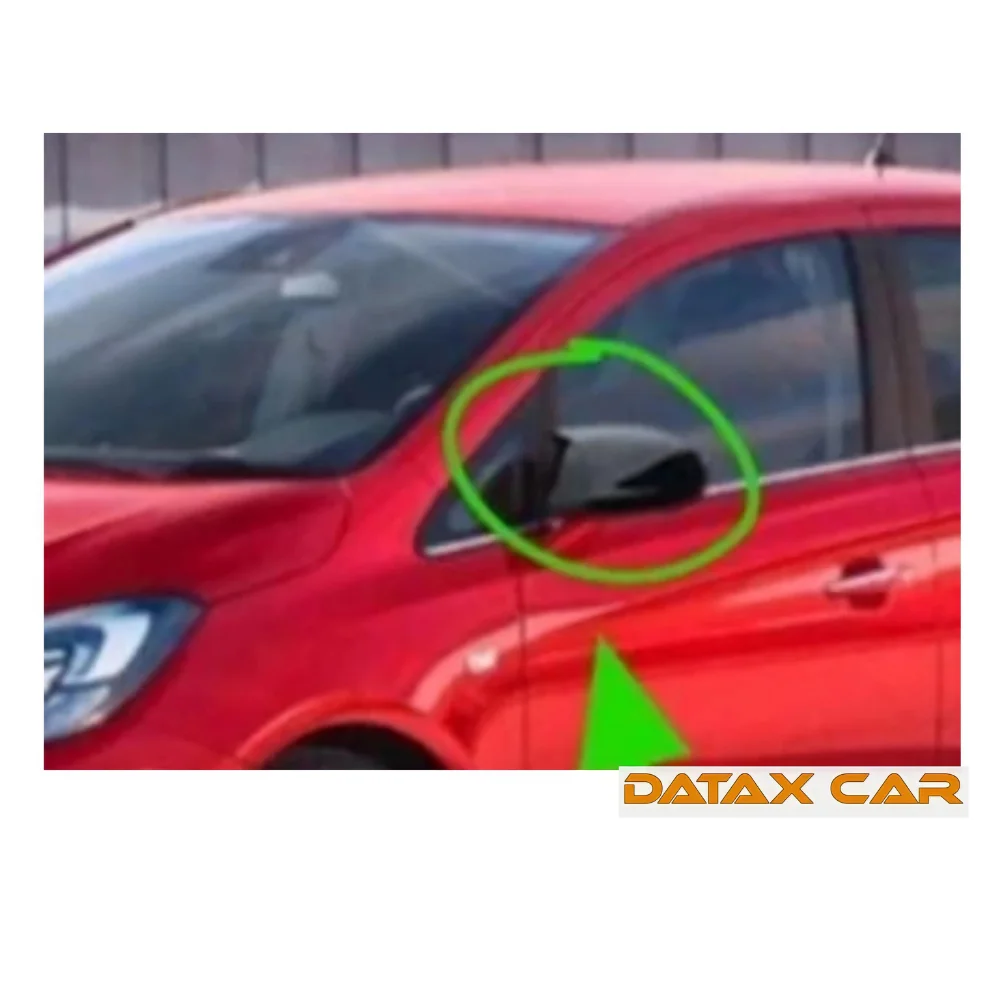 Cubierta espejo retrovisor murciélago negro Opel Corsa E 2014-2019 - imagen 2