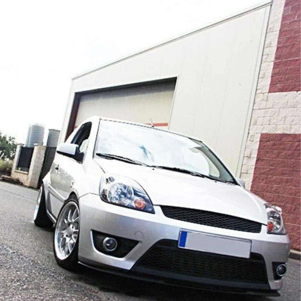 Alerón delantero Ford Fiesta MK6 Cupra R kit 3 piezas labio deportivo - imagen 4
