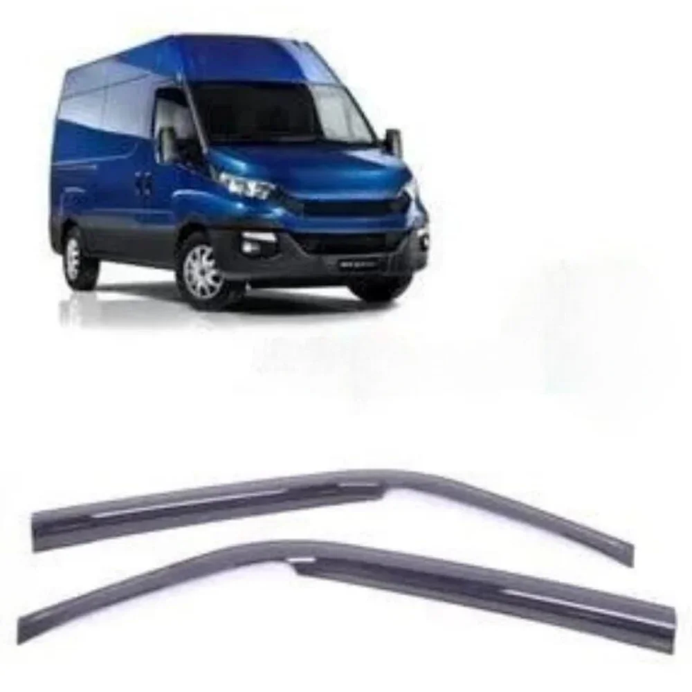 Accesorios de ventana de coche para IVECO DAILY 2004-2014, Deflector de ventana de estilo deportivo, cubierta para lluvia, toldos de visera, ajuste de accesorios exteriores