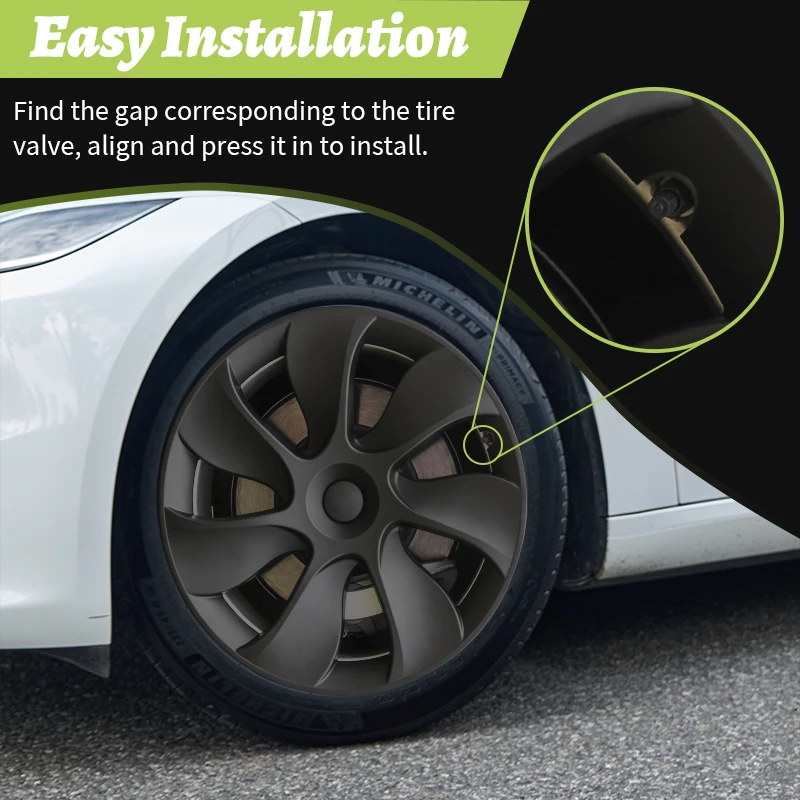Tapacubos 19" para Tesla Model Y 2020-2024, cobertura completa - imagen 5