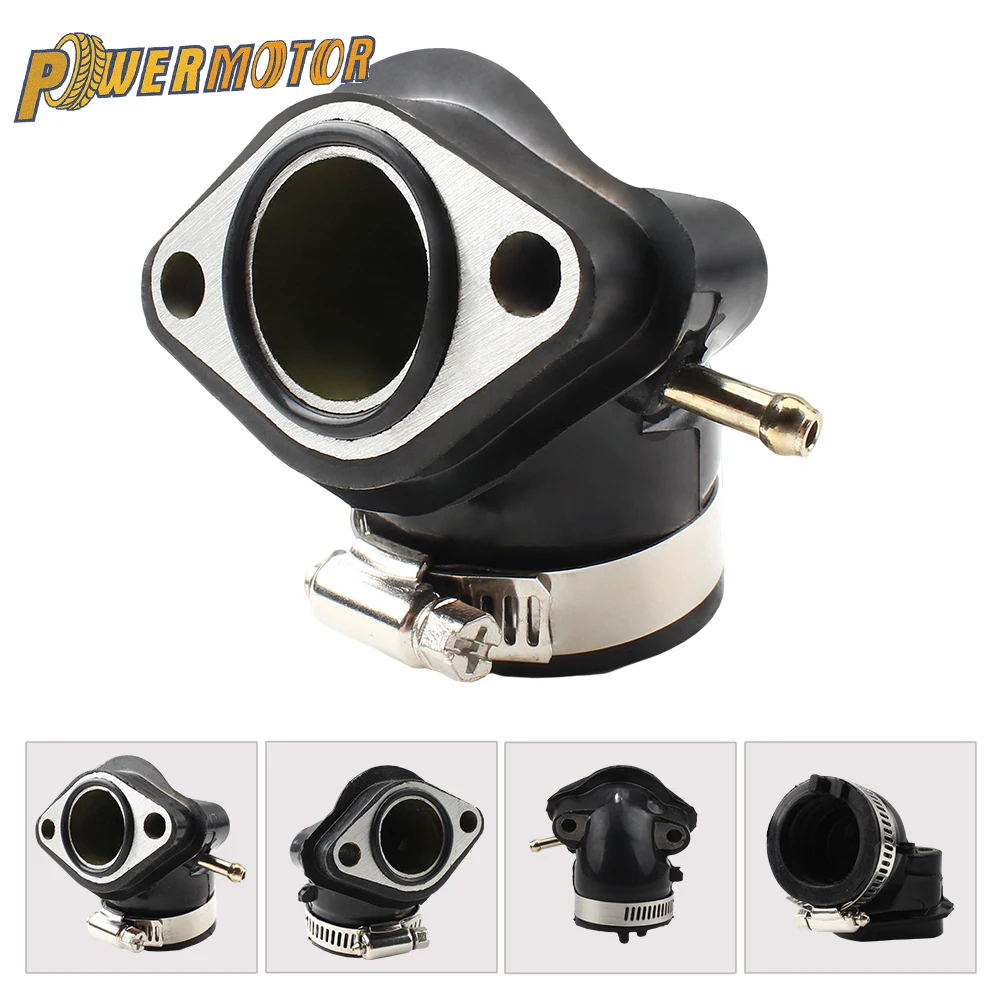 Adaptador de carburador Honda con tubo de admisión de goma GY6