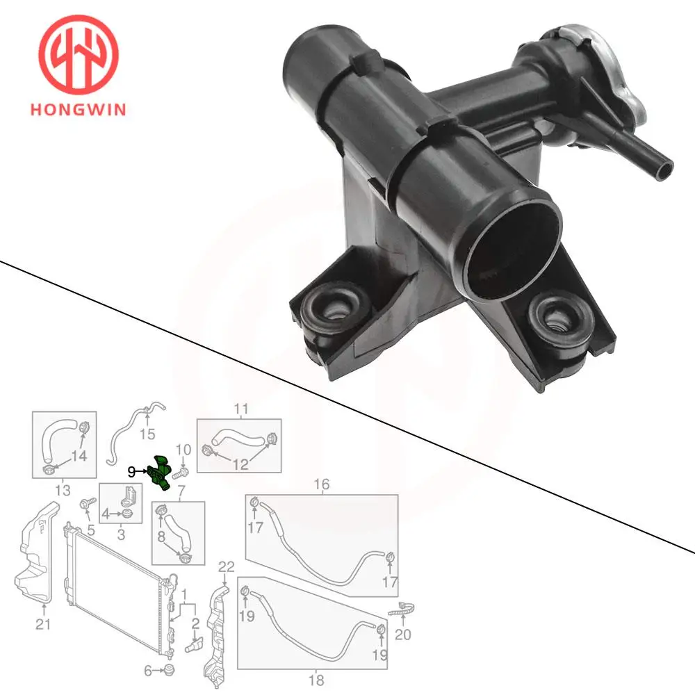 25329-2K000 Radiador de motor OEM para Kia Soul 1.6-2.0L DOHC - imagen 2