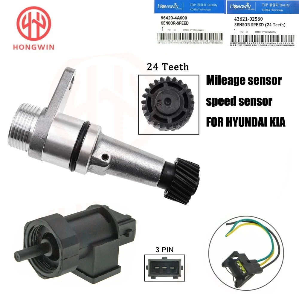 HONGWIN 43621-02560 Sensor de velocidad – Hyundai i20/Kia Rio