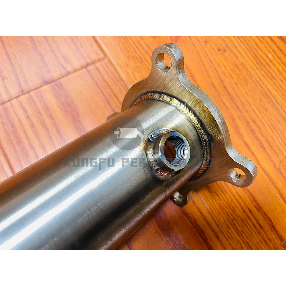 KUNGFU tubo escape de acero inox 304 Audi A4 A5 Q5 B8 2.0 TFSI 09-12 - imagen 5