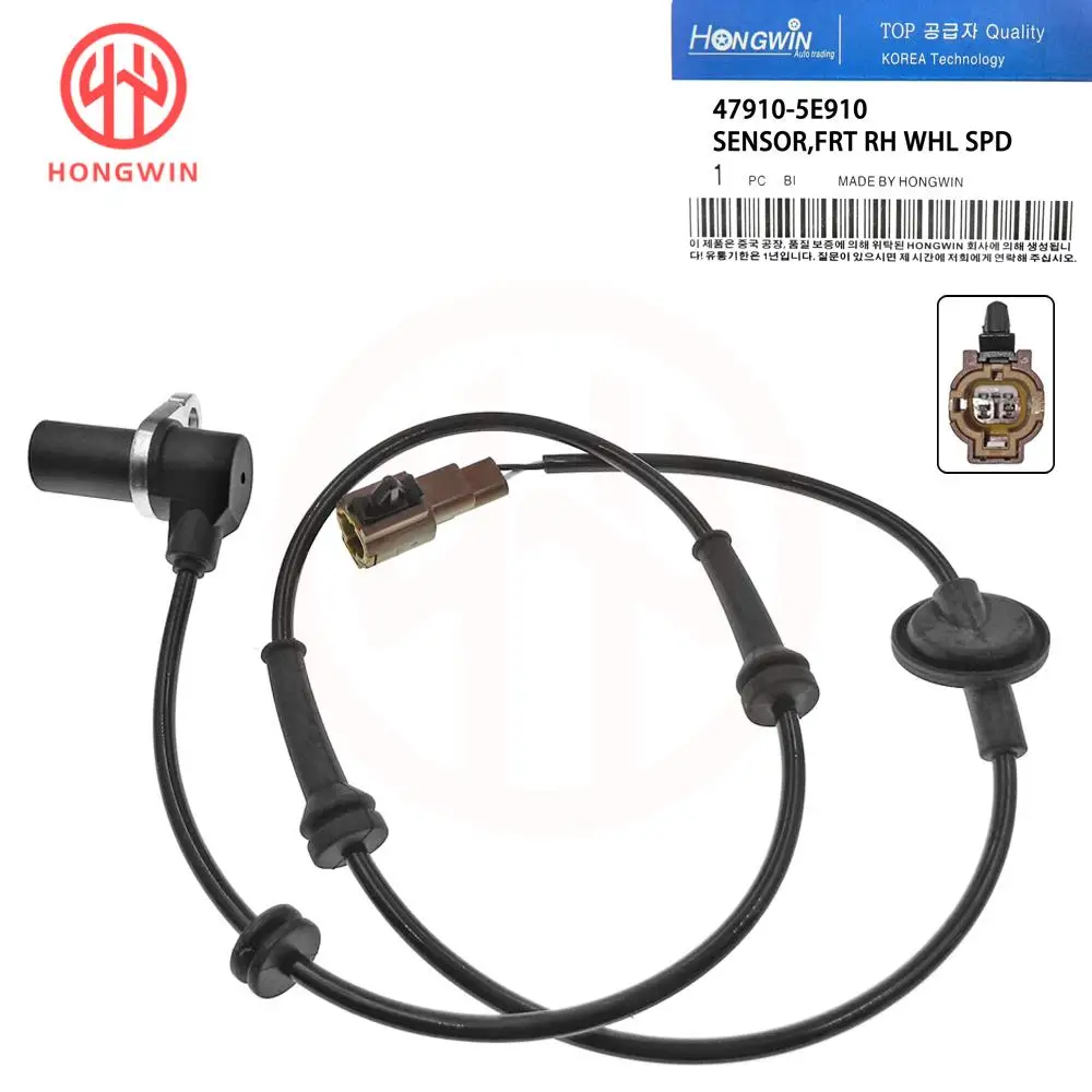 Sensor ABS montado en rueda delantera
