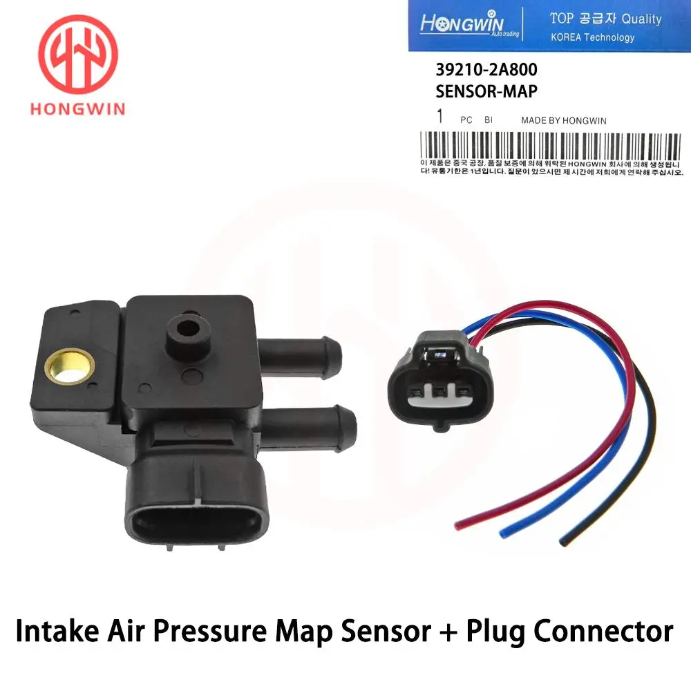HONGWIN Genuino No. : 39210-2A800 Sensor de presión diferencial de escape DPF para Hyundai i30 ix35 Santa Fe / KIA Rio Soul Sportage - imagen 2