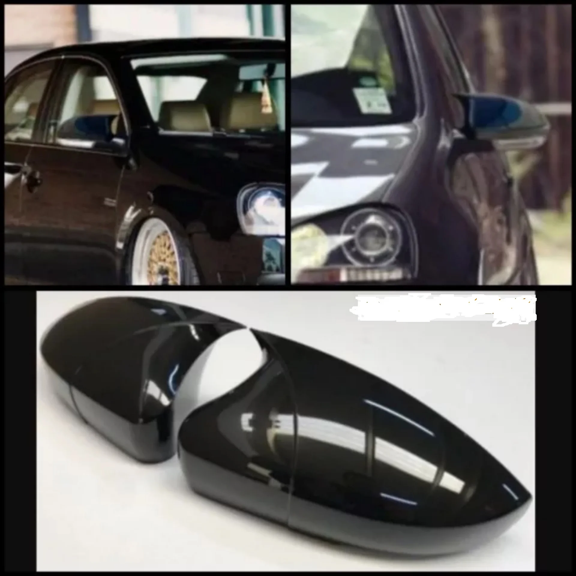 Cubierta espejo estilo murciélago para VW Golf 5 2003-2009
