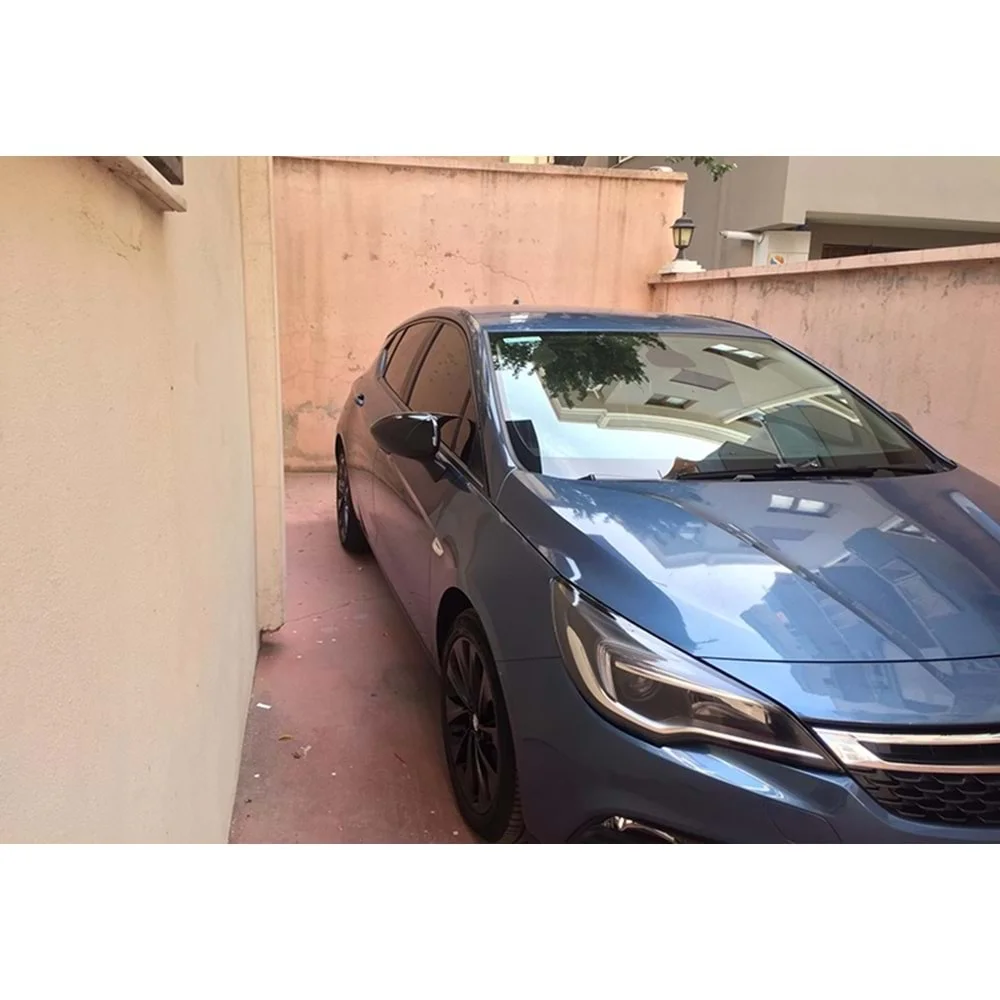 Cubierta de espejo retrovisor para Opel Astra K, accesorios de coche, estilo murciélago, 2 unidades, 2015-2021