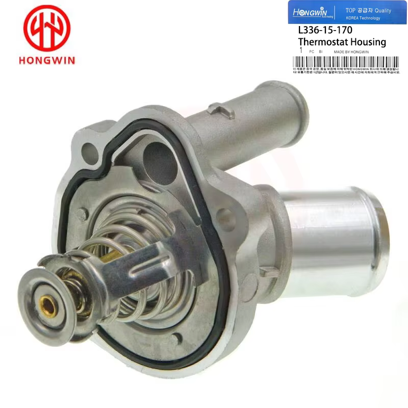 Carcasa de termostato de aluminio para Mazda 3/5/6 2.0-2.5 - imagen 2
