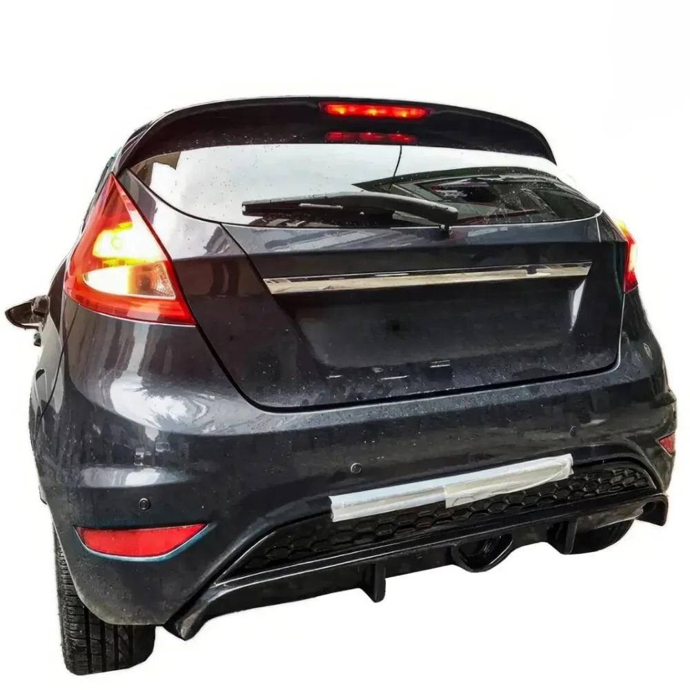 Difusor parachoques trasero ABS negro Ford Fiesta 2008-2017 - imagen 2