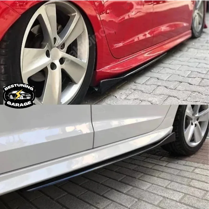 Efecto visual del faldón montado en el lateral