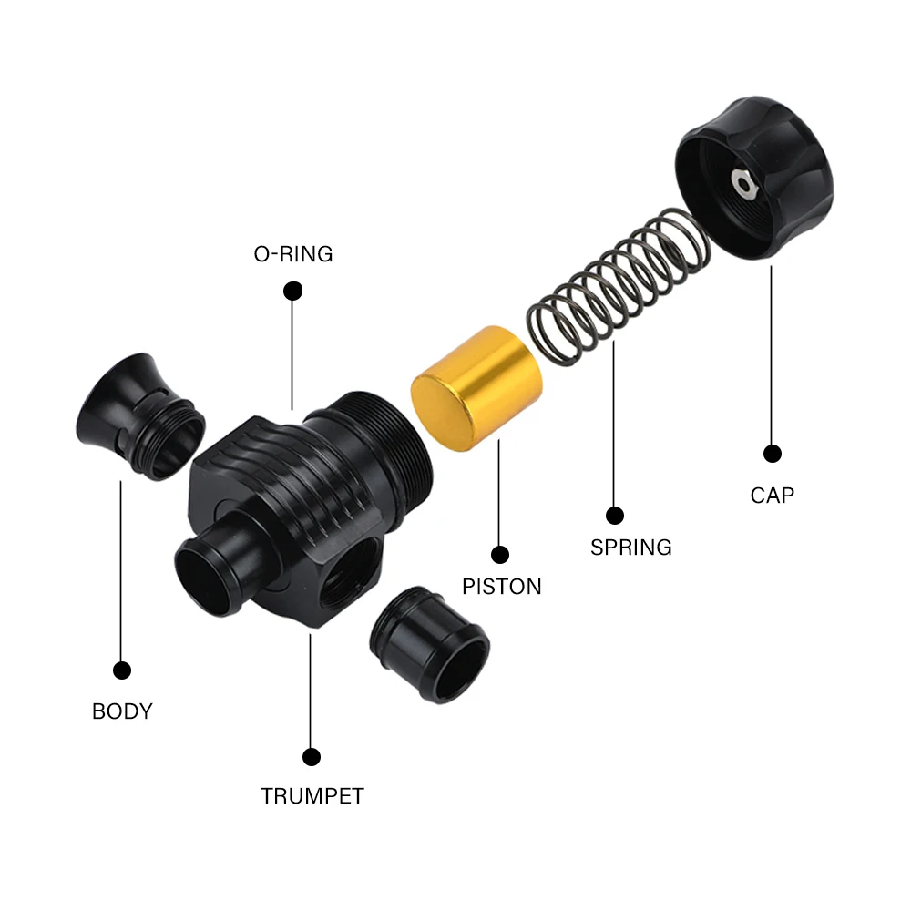 Desviador turbo dual port 25mm para VW Golf GTI 1.8T Audi A3 - imagen 3