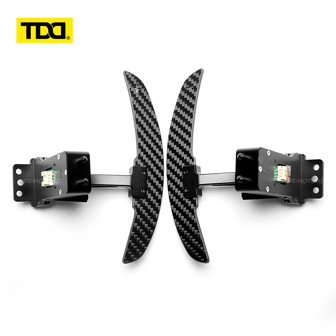 TDD Palancas Cambio Fibra Carbono Volante para Porsche 718 911 GT4 - imagen 4