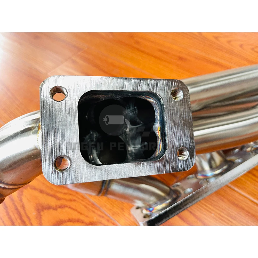 KUNGFU PERFORMANCE Colector de escape T3 para BMW E36 S50/S52/M52 - imagen 5