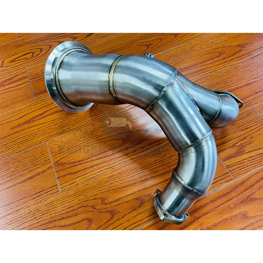 Bajante sin catalizador SS304 – Audi S4 B9 3.0T KUNGFU PERFORMANCE