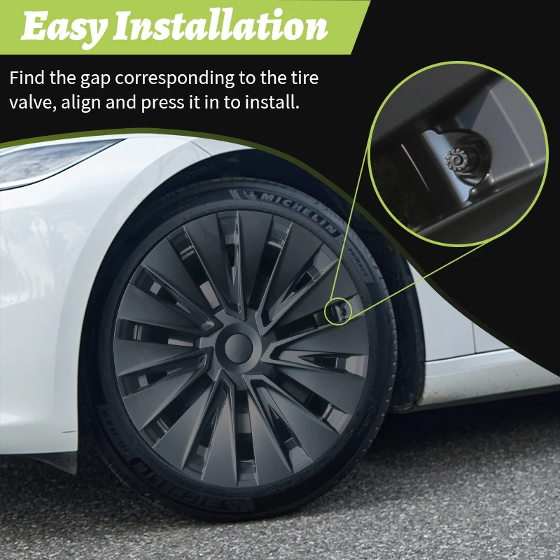 Tapacubos ciclónicos 19 pulgadas para Tesla Model Y 2020-2024 - imagen 5