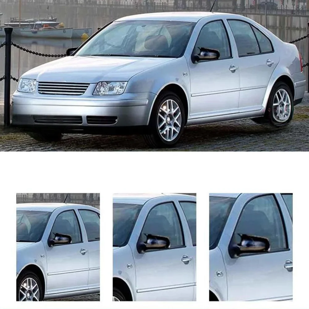 Cubre espejo retrovisor estilo murciélago para VW Bora 1998-2006