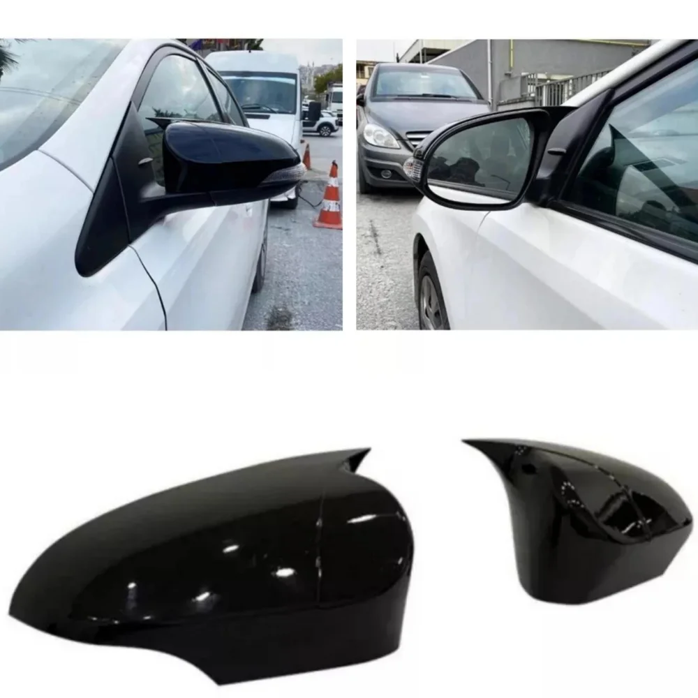 Tapas retrovisor murciélago negro brillante – Toyota Yaris 2011-2017