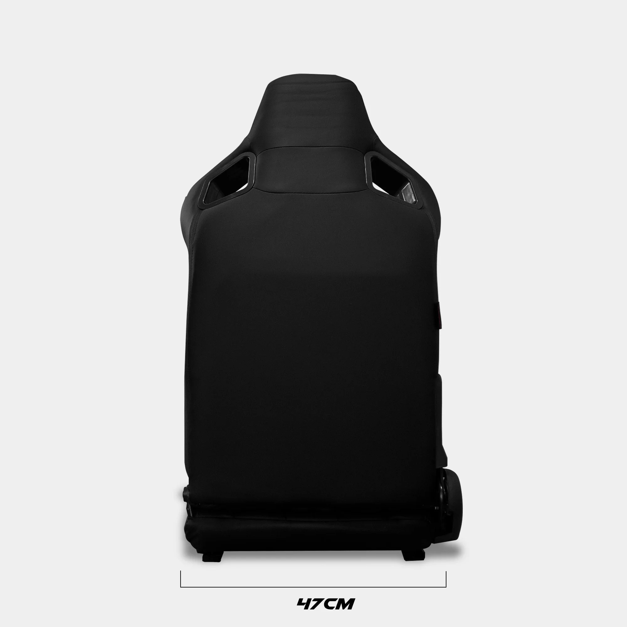 Semibaquet deportivo universal MODAUTO cuero negro con ríeles incluidos - imagen 3