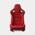 CUERO FORMA DE ROMBO ROJO COPILOTON502R