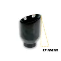 COLA ACERO INOX NEGRA CTE ANGULAR F226BK