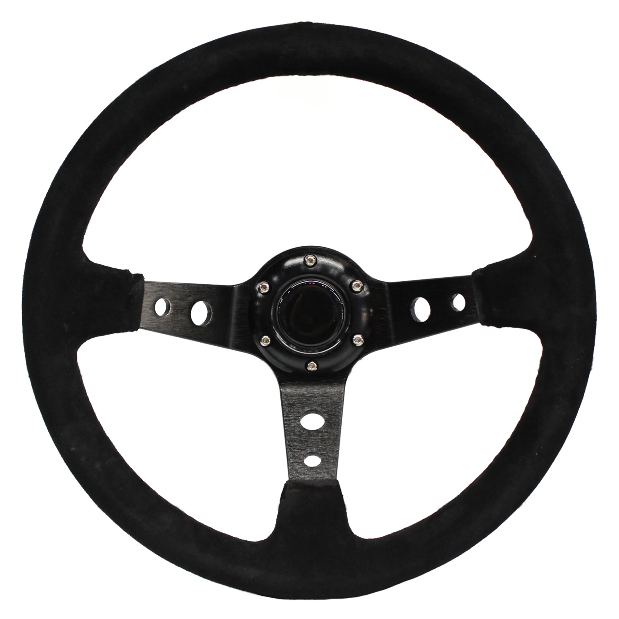 MODAUTO Volante deportivo desplazado universal de 350 mm - imagen 2