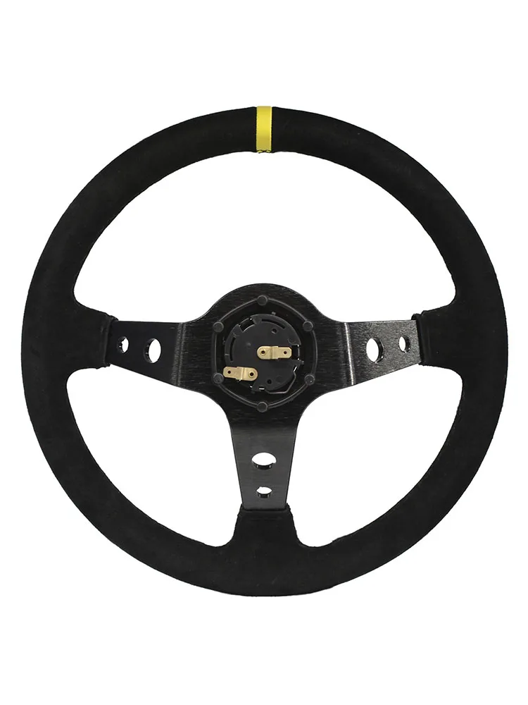 MODAUTO Volante deportivo desplazado universal de 350 mm - imagen 5