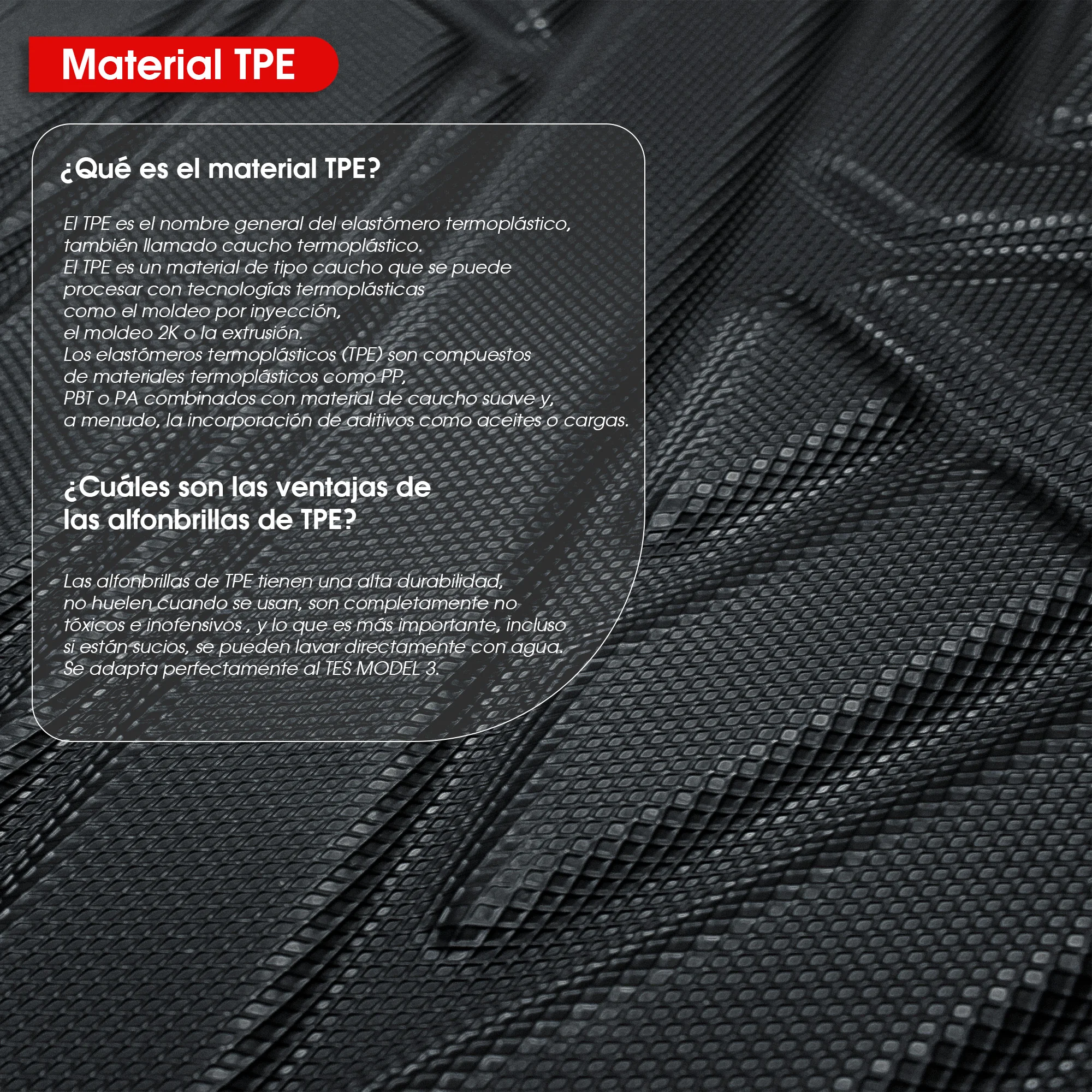 Juego de alfombrillas negras MODAUTO para coche