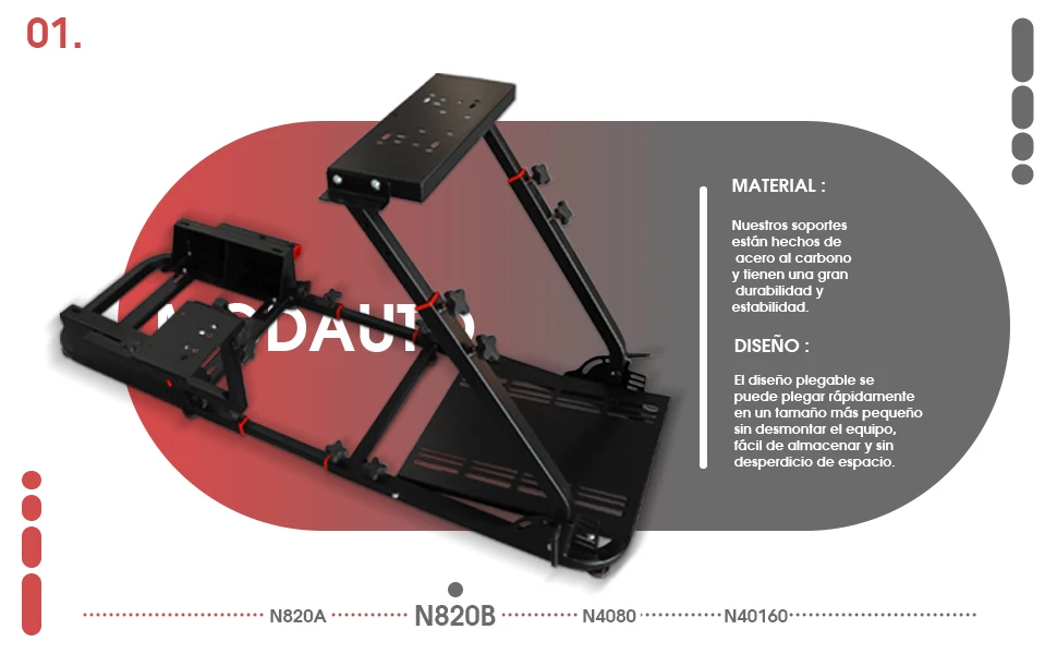 Estructura de cockpit MODAUTO de frente